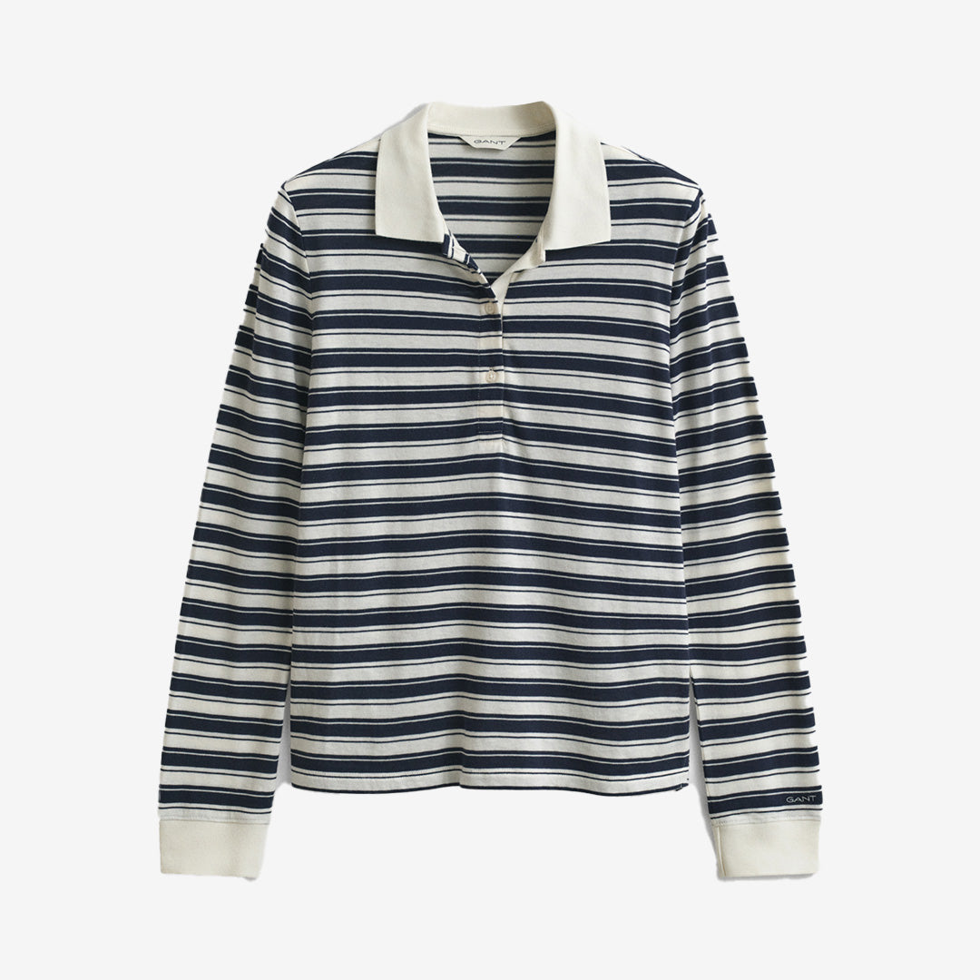 STRIPED LS POLO