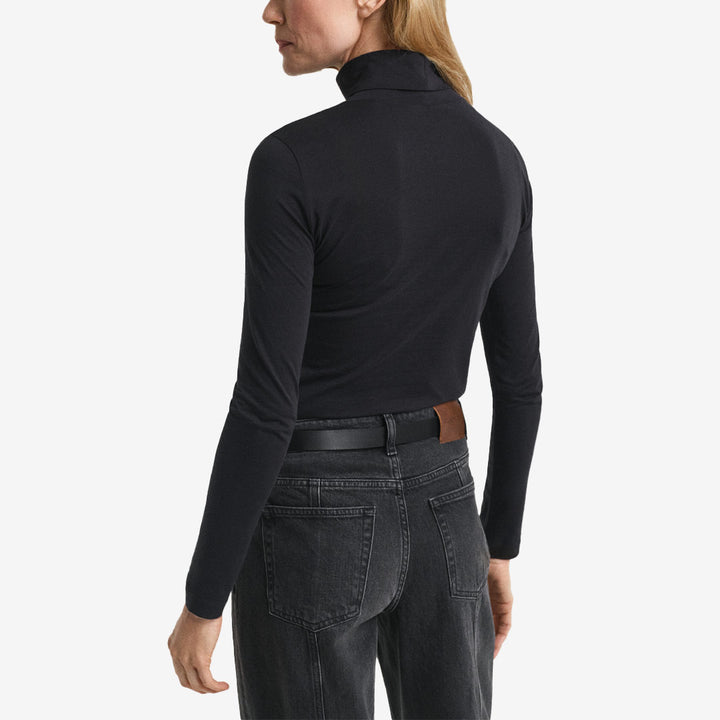 LIGHT COTTON LS TURTLENECK
