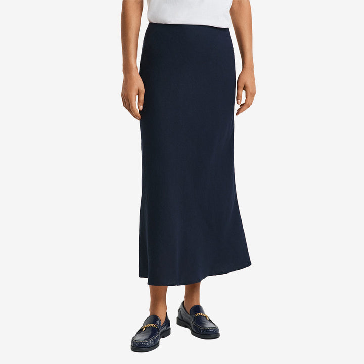 LINEN BLEND SKIRT