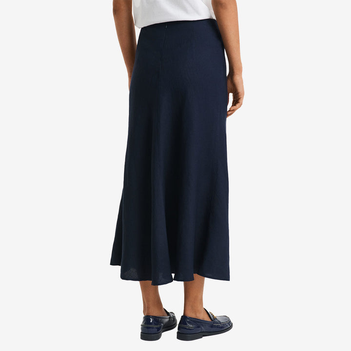 LINEN BLEND SKIRT