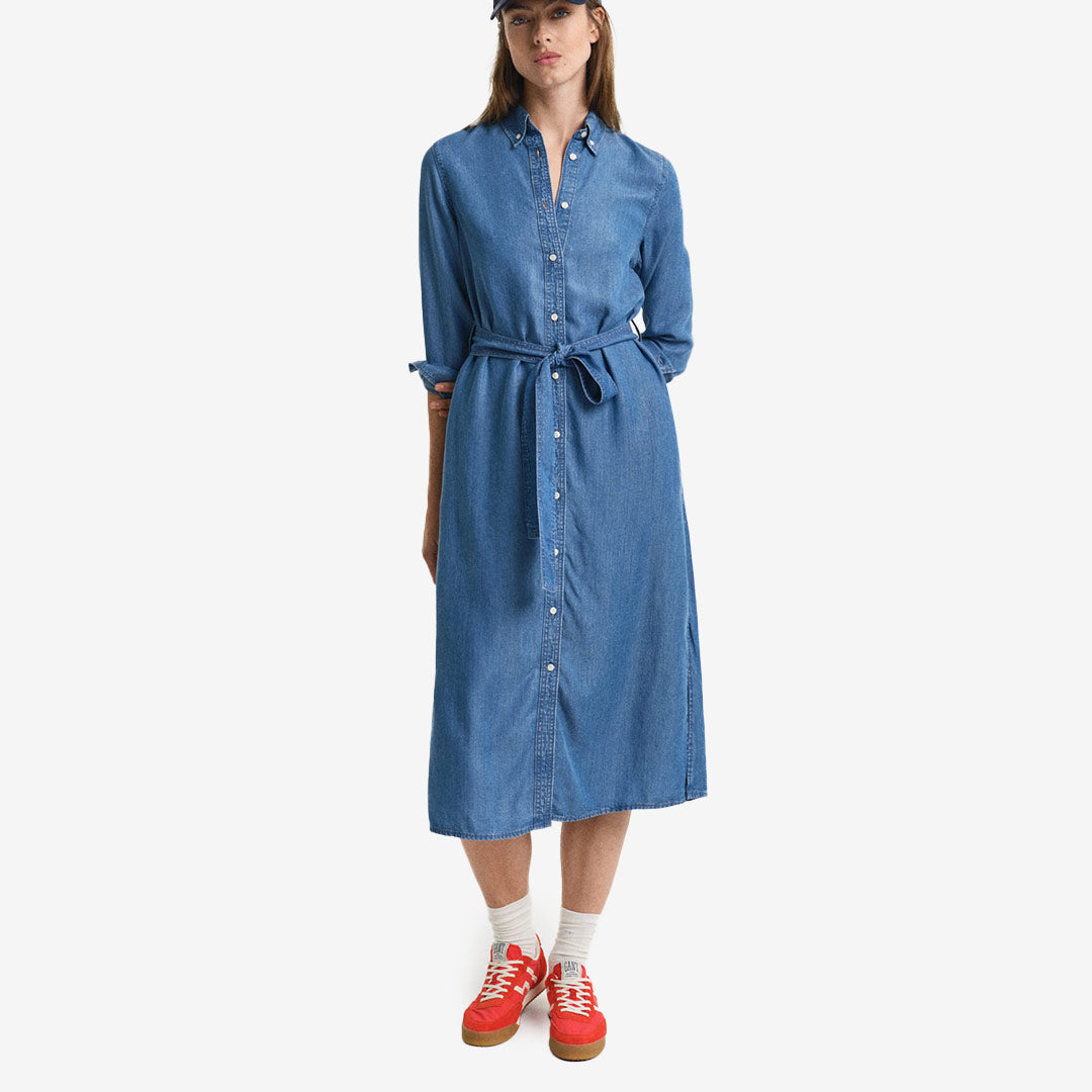 REG CHAMBRAY SHIRT  DRESS