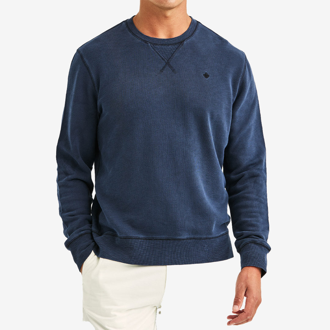 Morris Watson Slub Sweatshirt herr i bomull