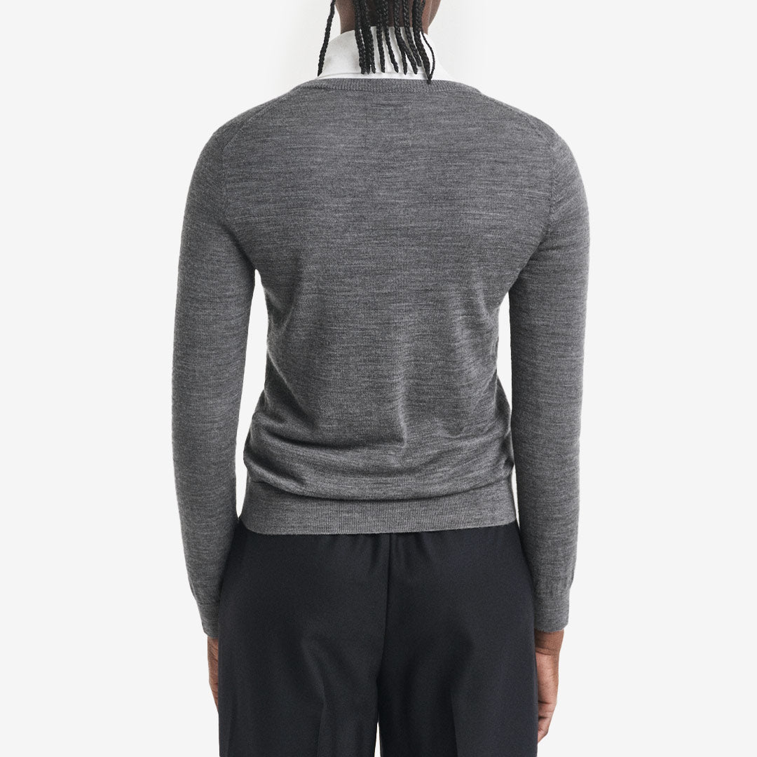 EXTRAFINE MERINO WOOL CARDIGAN