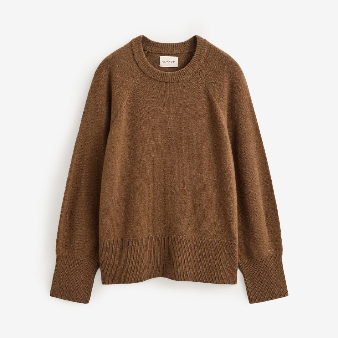 WOOL CASHMERE C-NECK