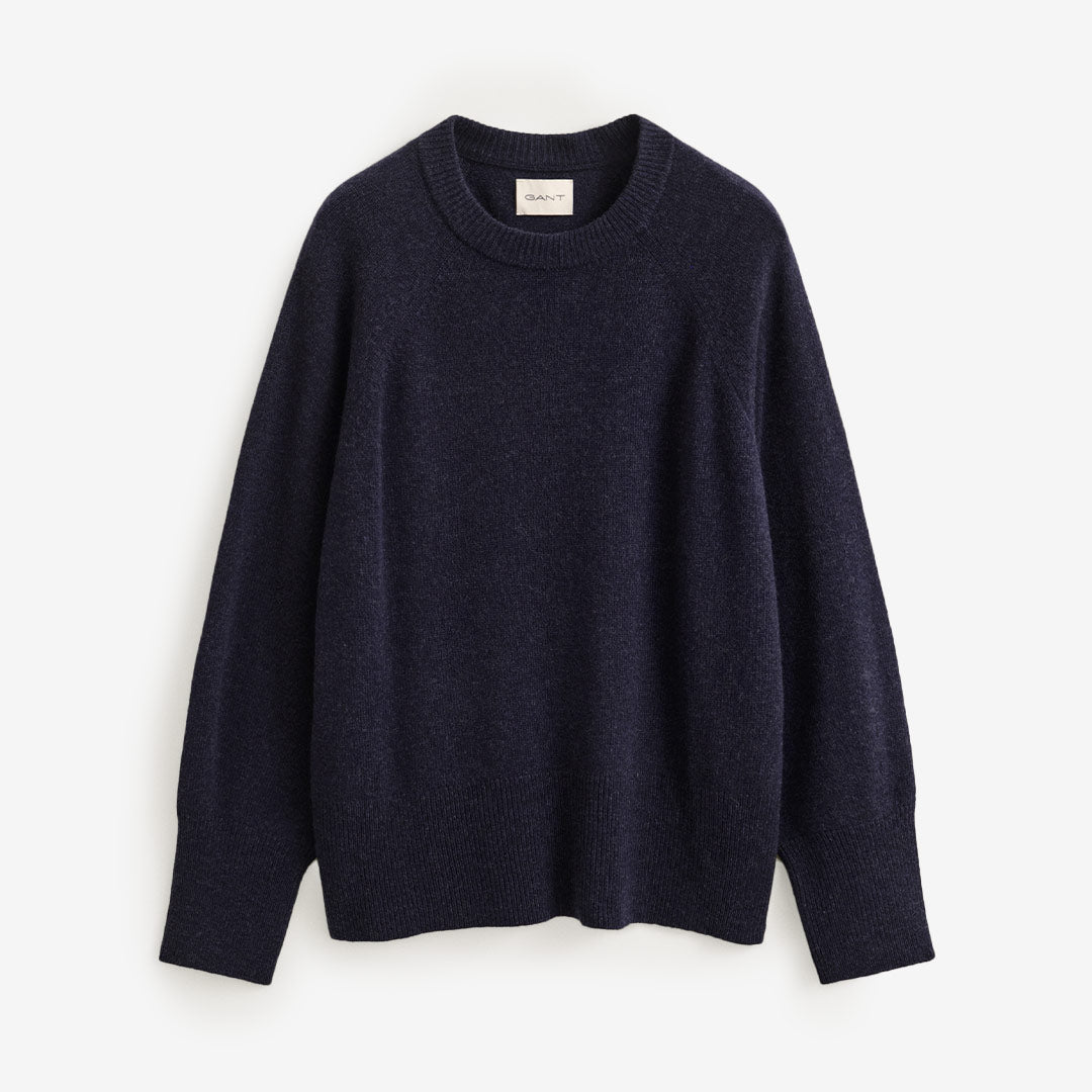 WOOL CASHMERE C-NECK