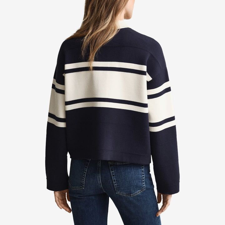 COLOR BLOCKED CARDIGAN