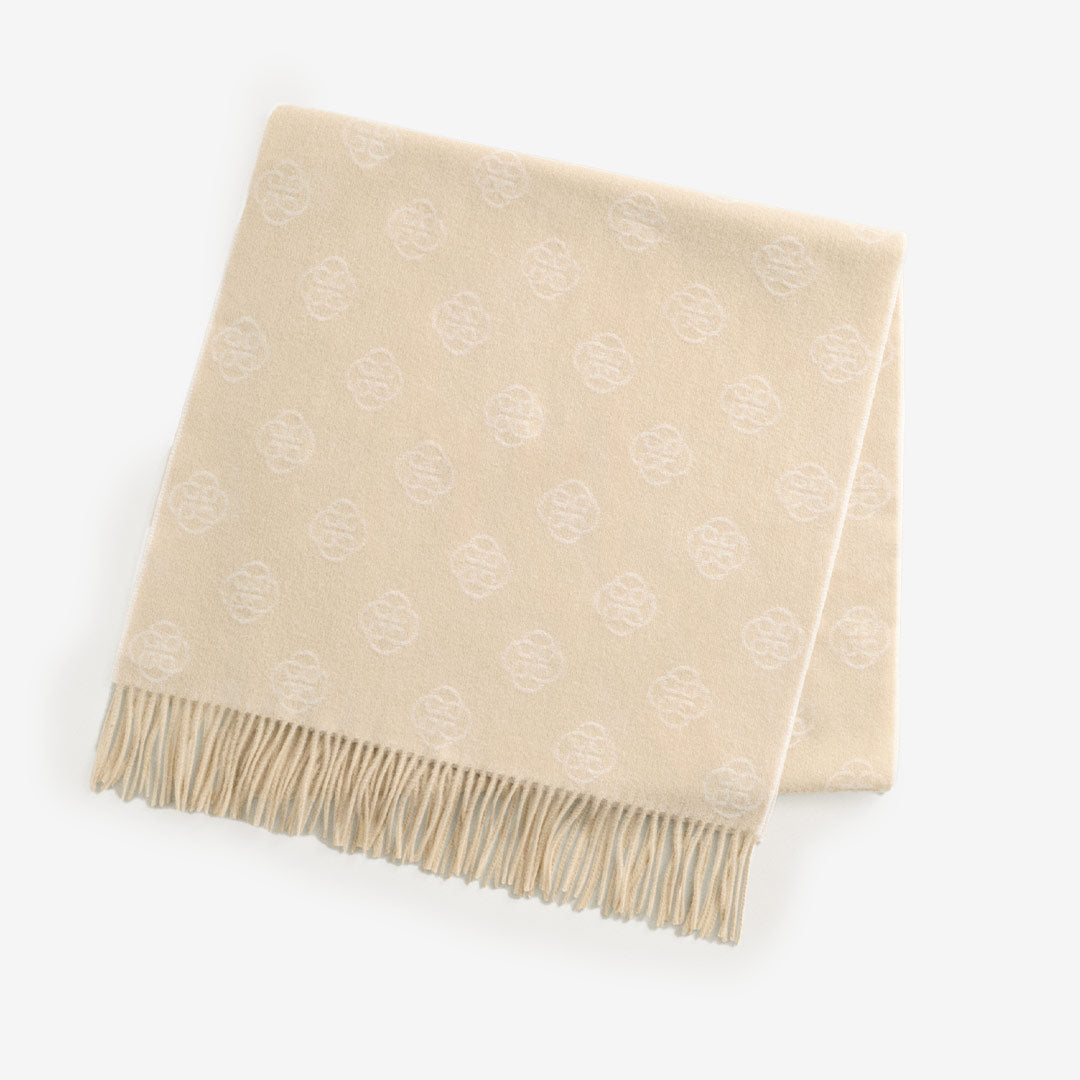 MONOGRAM WOOL SCARF