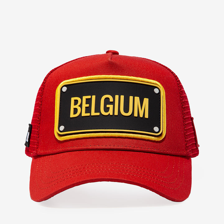 John Hatter FIFA Team Cap Belgium keps med Belgium text framtill och justerbar passform 55–62 cm