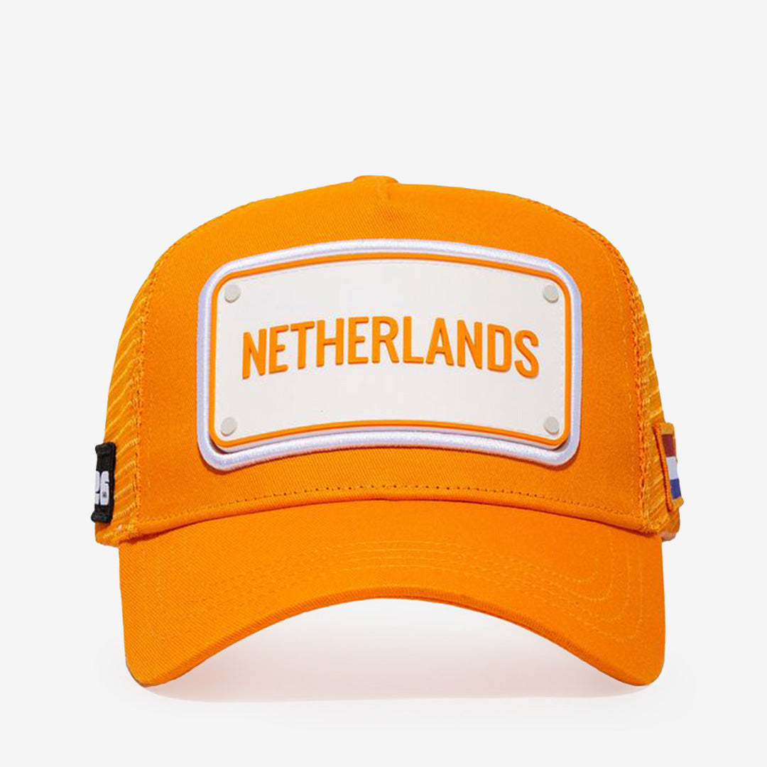 John Hatter FIFA Team Cap Netherlands keps med Netherlands text framtill och justerbar passform 55–62 cm
