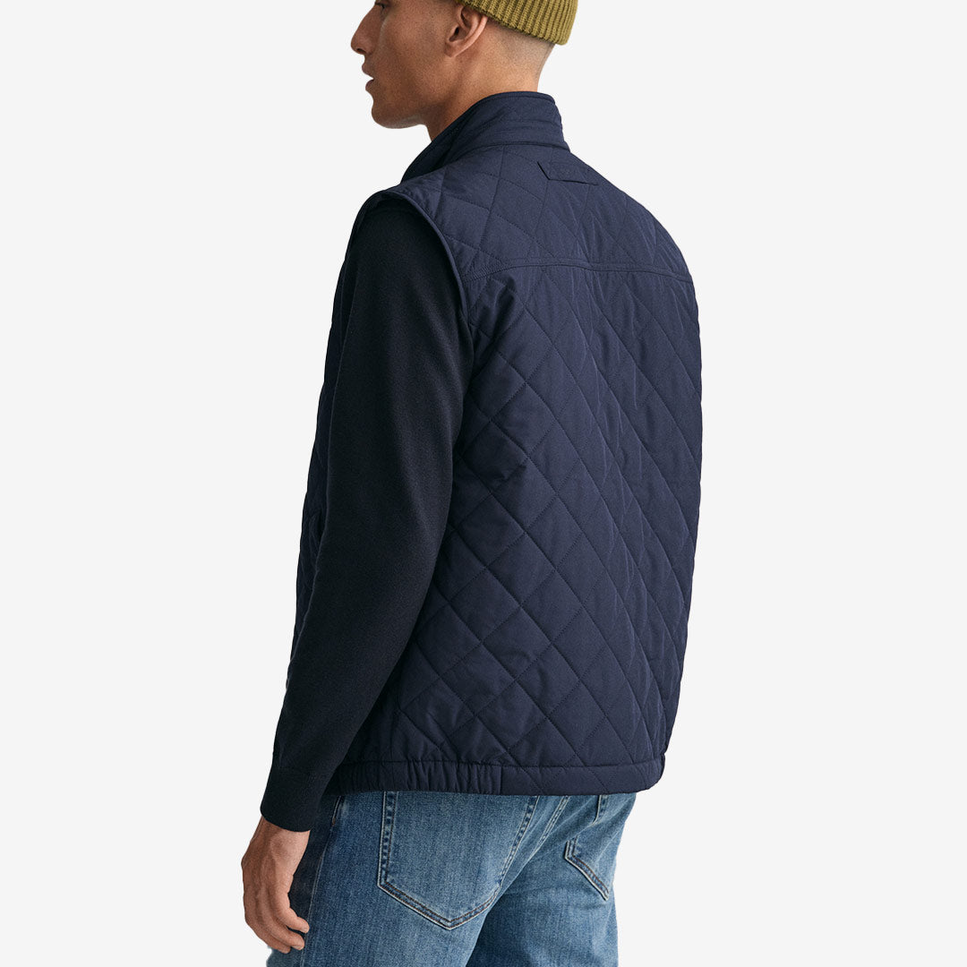 QUILTED WINDCHEATER VEST