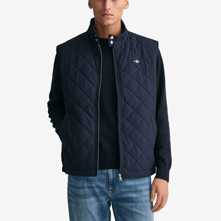 QUILTED WINDCHEATER VEST