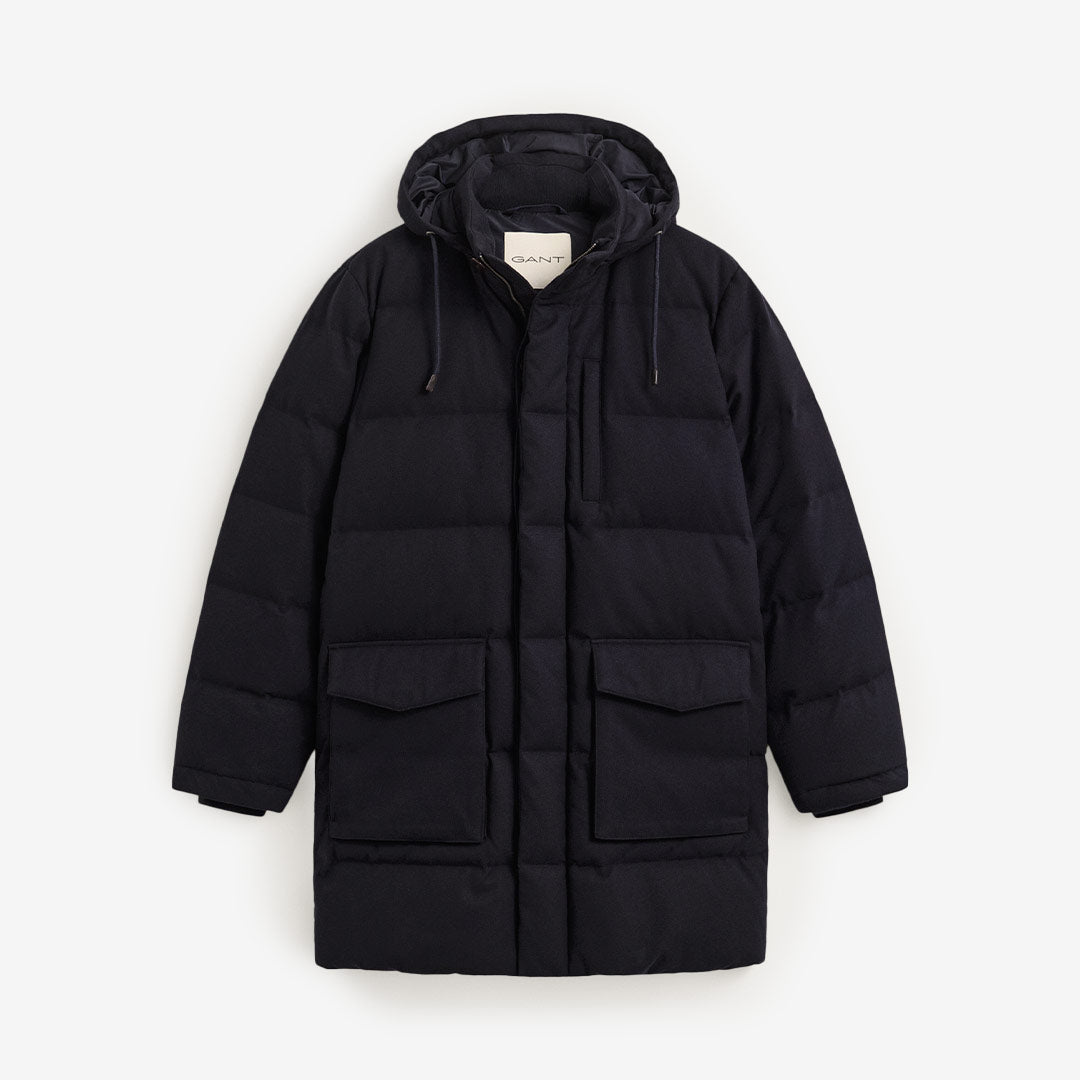 FLANNEL DOWN MID LENGTH JKT