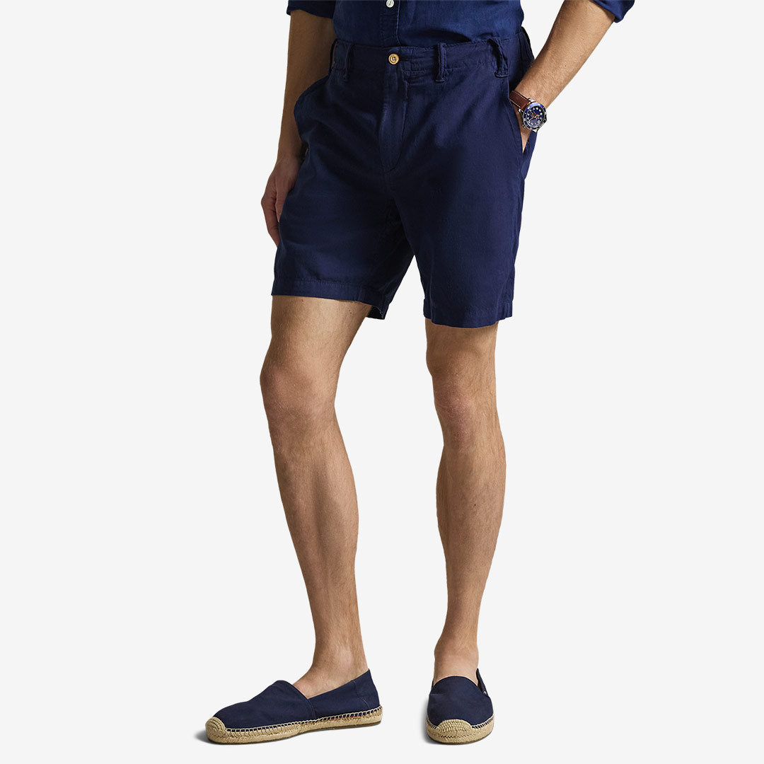 Polo Ralph Lauren Shorts Herr – Linne- och bomullsshorts Classic Fit Navy