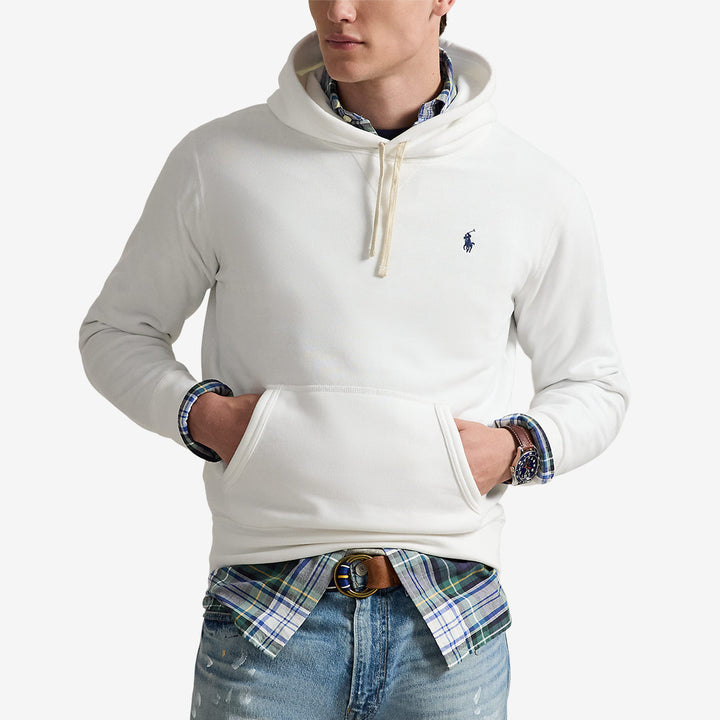 Polo Ralph Lauren hoodie - White herr med huva och broderad ponnylogotyp