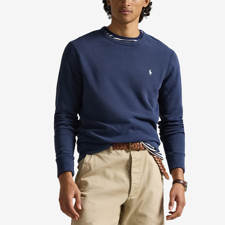 Polo Ralph Lauren sweatshirt herr crewneck med broderad ponnylogotyp