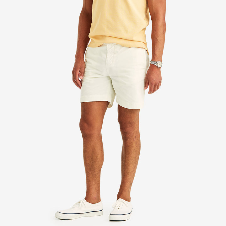 Morris Original Chino Shorts off white herrshorts i bomull