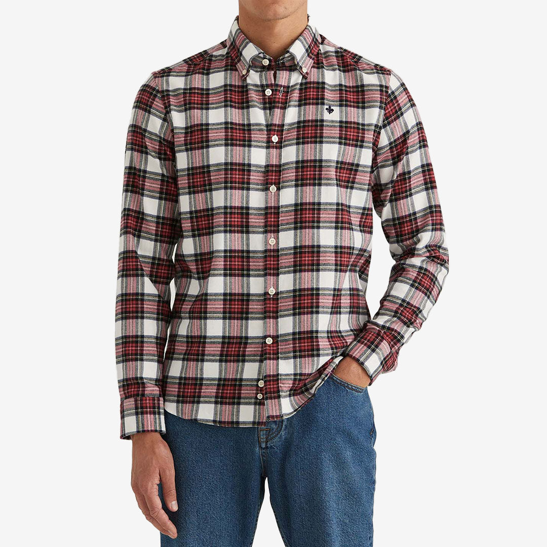 Brushed Tartan Shirt - Slim Fit