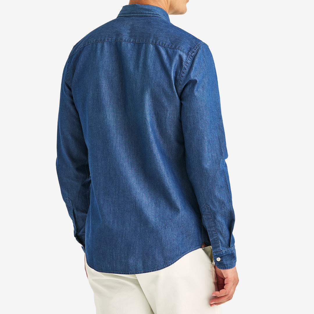Light Denim Shirt-Slim Fit