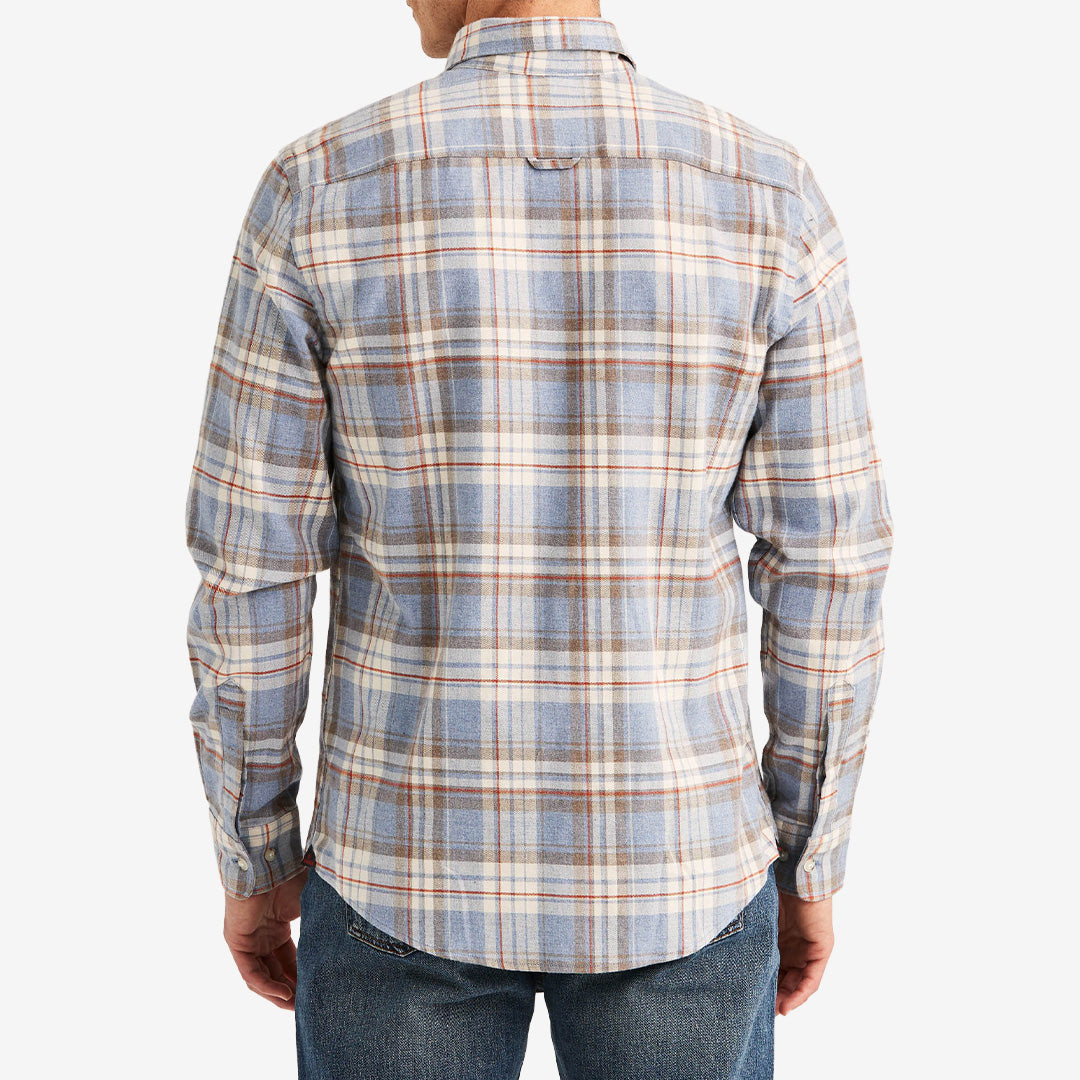 Happy Flannel Check Shirt-Classic Fit