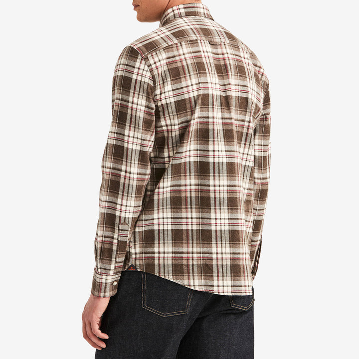 Happy Flannel Check Shirt-Classic Fit