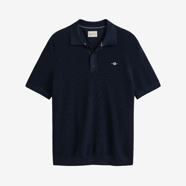 MICRO TEXTURED COTTON SS POLO