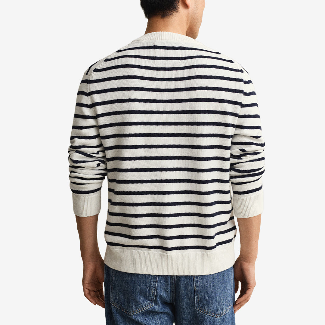 BRETON STRIPE GRAPHIC C-NECK