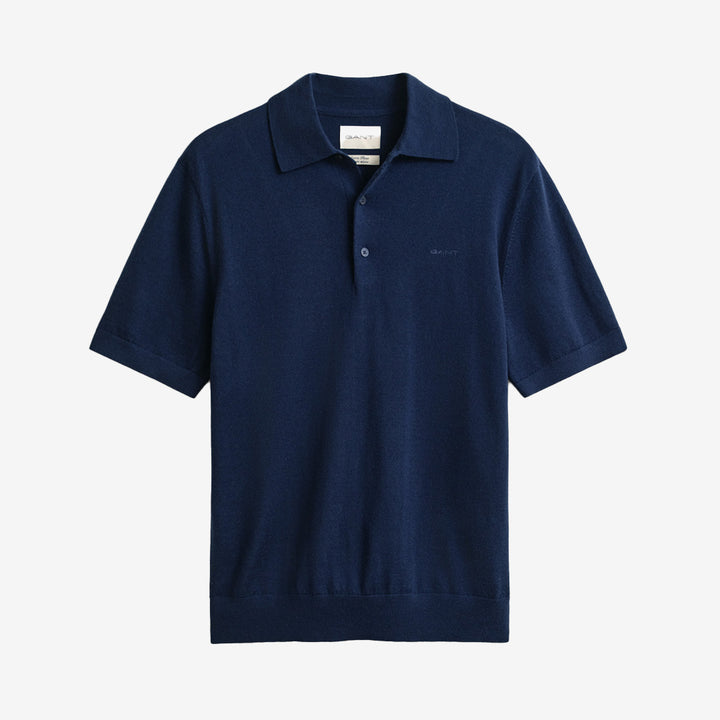 EXTRAFINE MERINO WOOL SS POLO