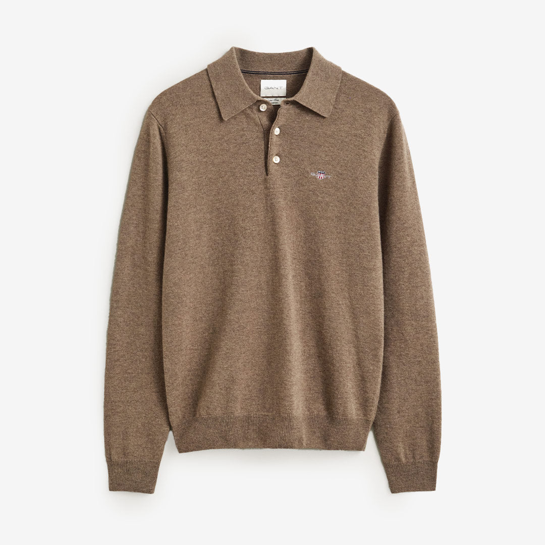 SUPERFINE LAMBSWOOL POLO
