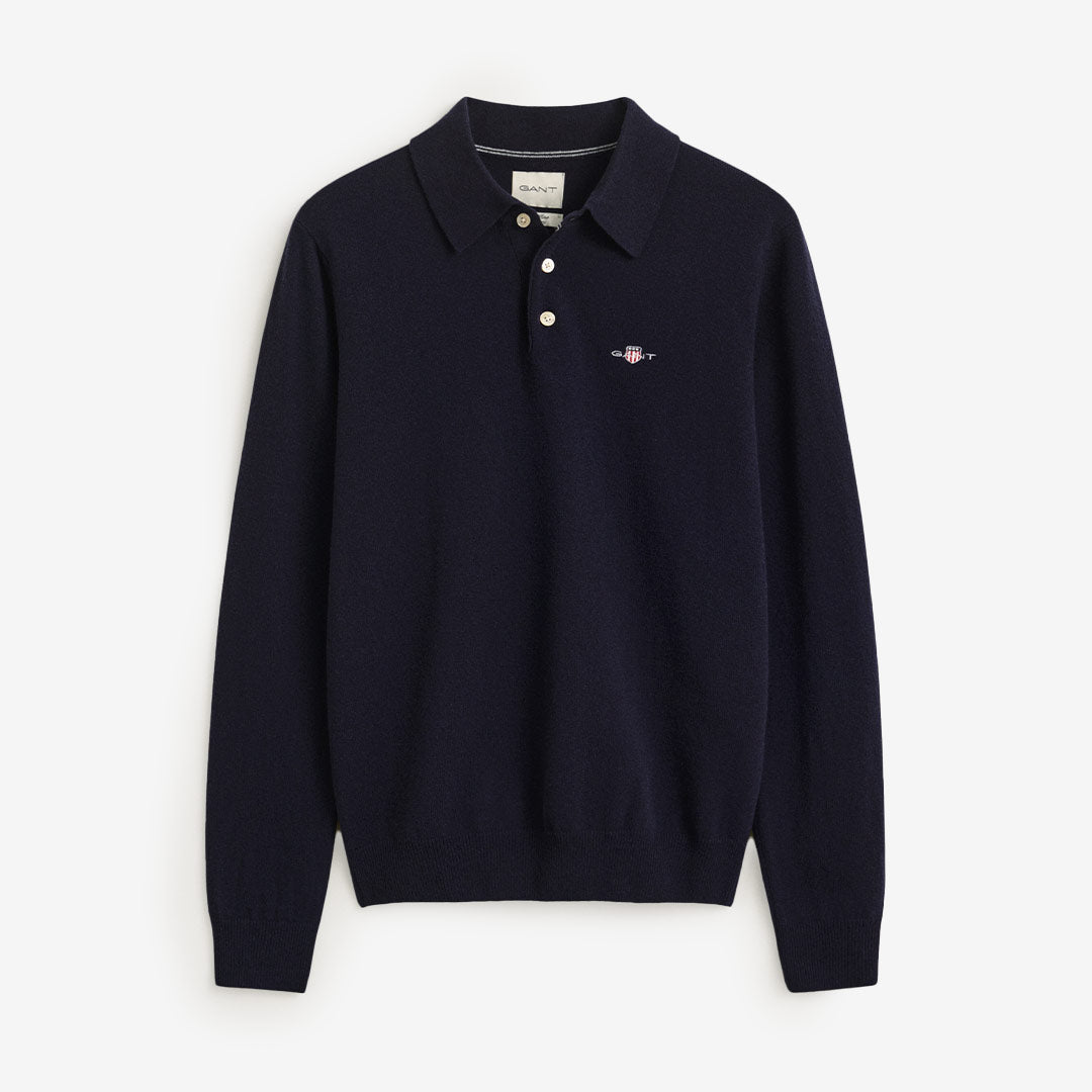 SUPERFINE LAMBSWOOL POLO