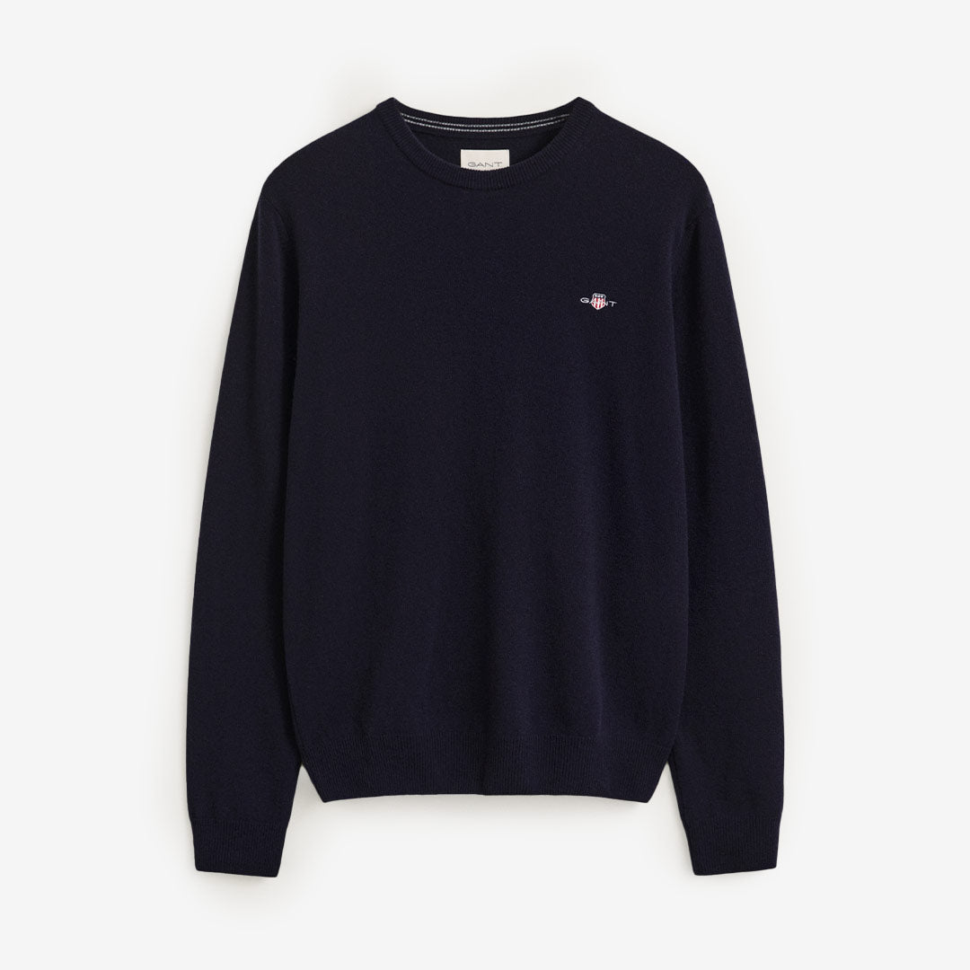 SUPERFINE LAMBSWOOL C-NECK