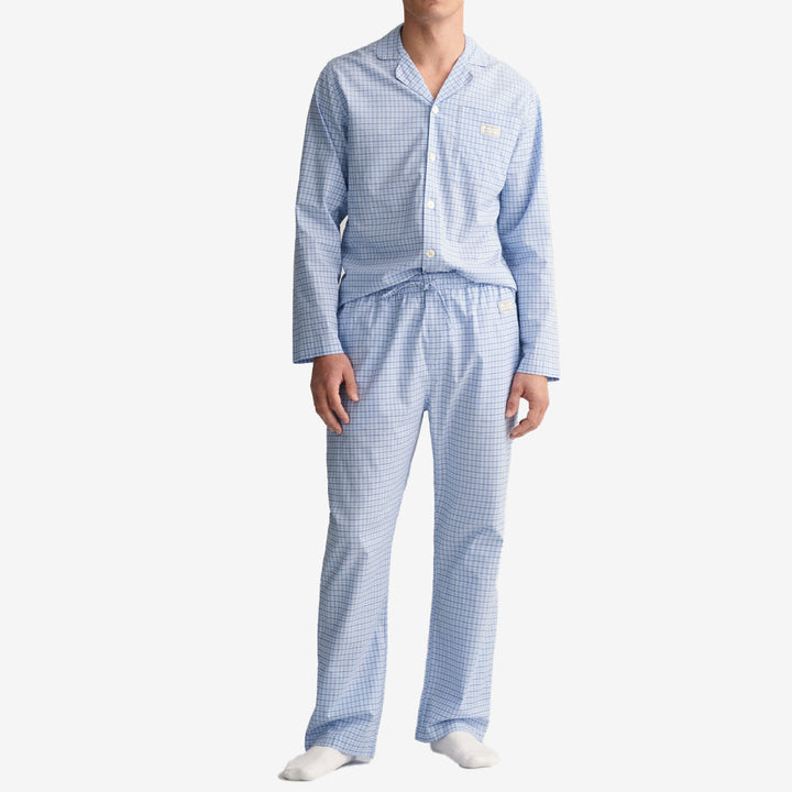 CHECK PAJAMA SET SHIRT AND PANTS