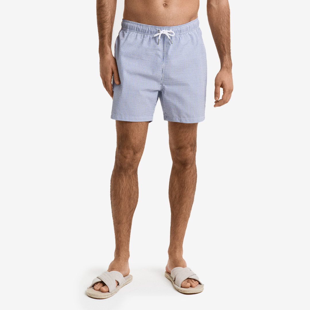 SEERSUCKER SWIM SHORTS