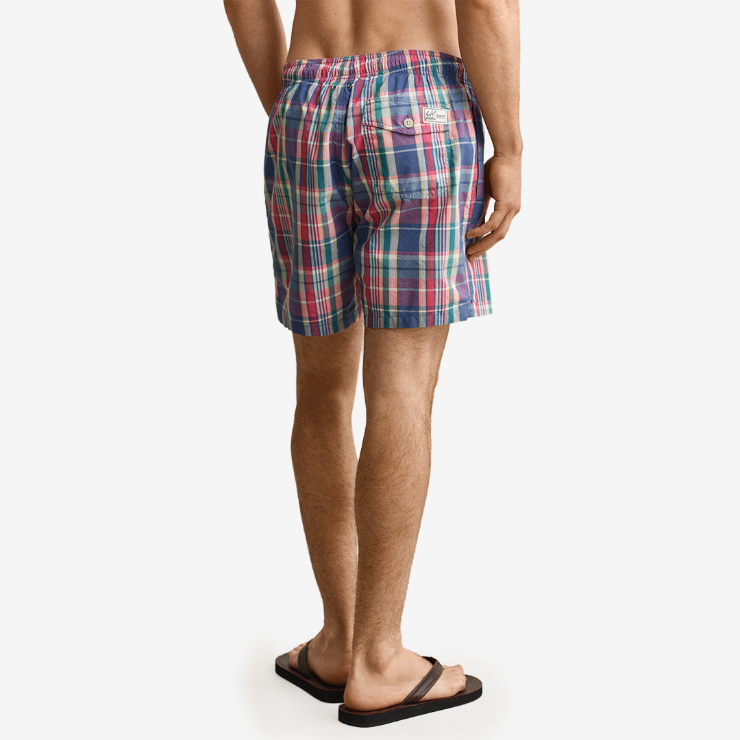 MADRAS CHECK SWIM SHORTS