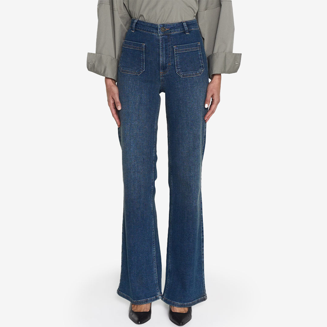 Twist & Tango Cleo Jeans – jeans med hög midja och utsvängda ben