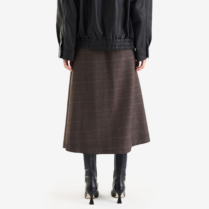 Corey Skirt Brown Check