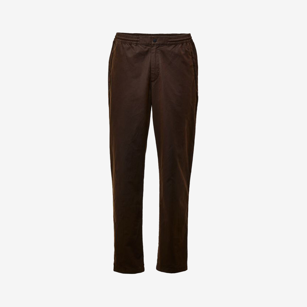 Monterey Trouser mörkgrön hybridbyxa i ekologisk bomull med dragsko