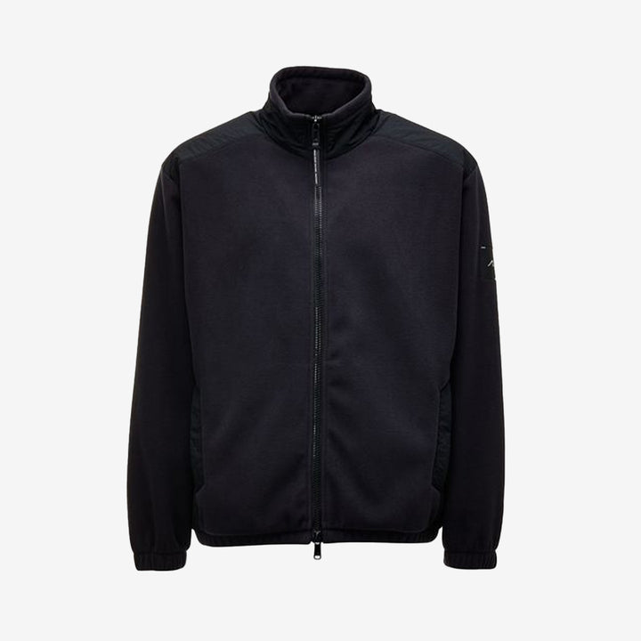 Cesano Jacket A0151 i svart – teknisk fleecejacka i Polartec® med ripstop-paneler och vindstopp