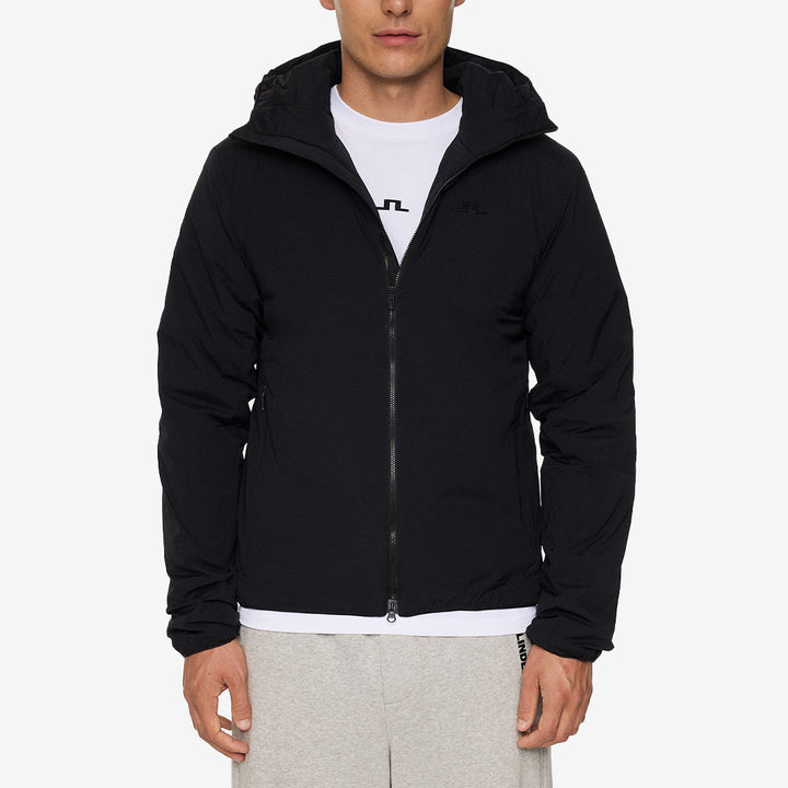 Clinton Hood hoodie i svart, 88% polyamid, 12% polyurethane,