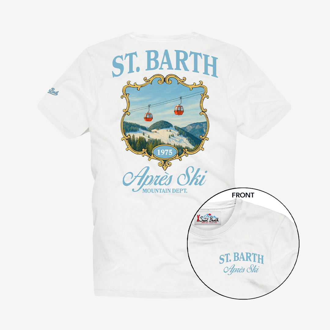 MC2 Saint Barth Arnott Warm t-shirt i 100% bomull med Ski Mountain 10-motiv.