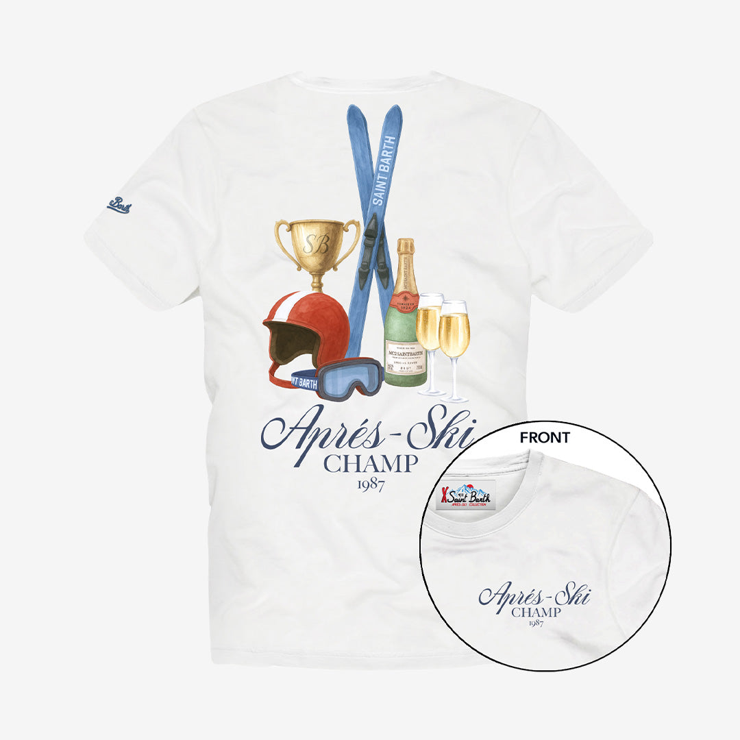 MC2 Saint Barth Arnott Warm-Ski Post Race 10 t-shirt i M Ski Post Race 10 med klassisk design i 100% bomull.