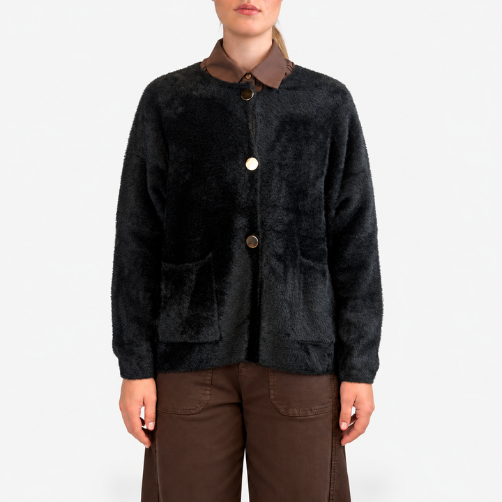 Stickad cardigan