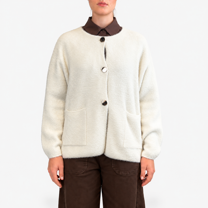 Stickad cardigan