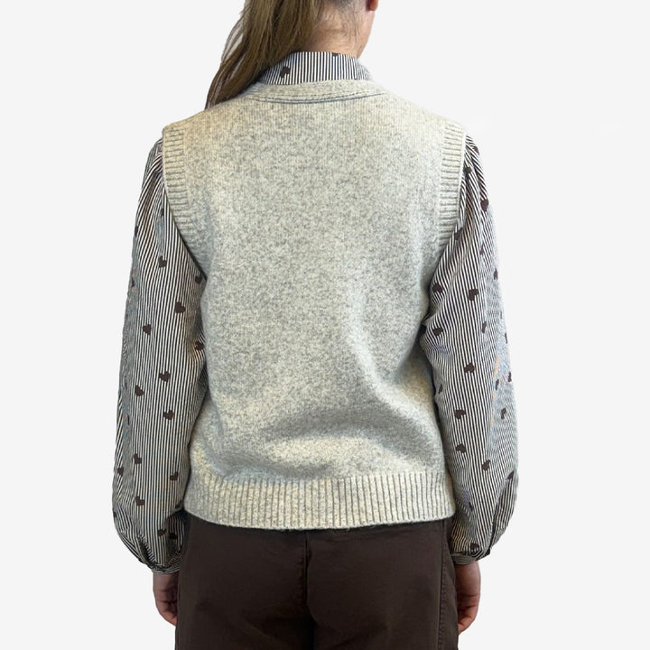 Stickad väst