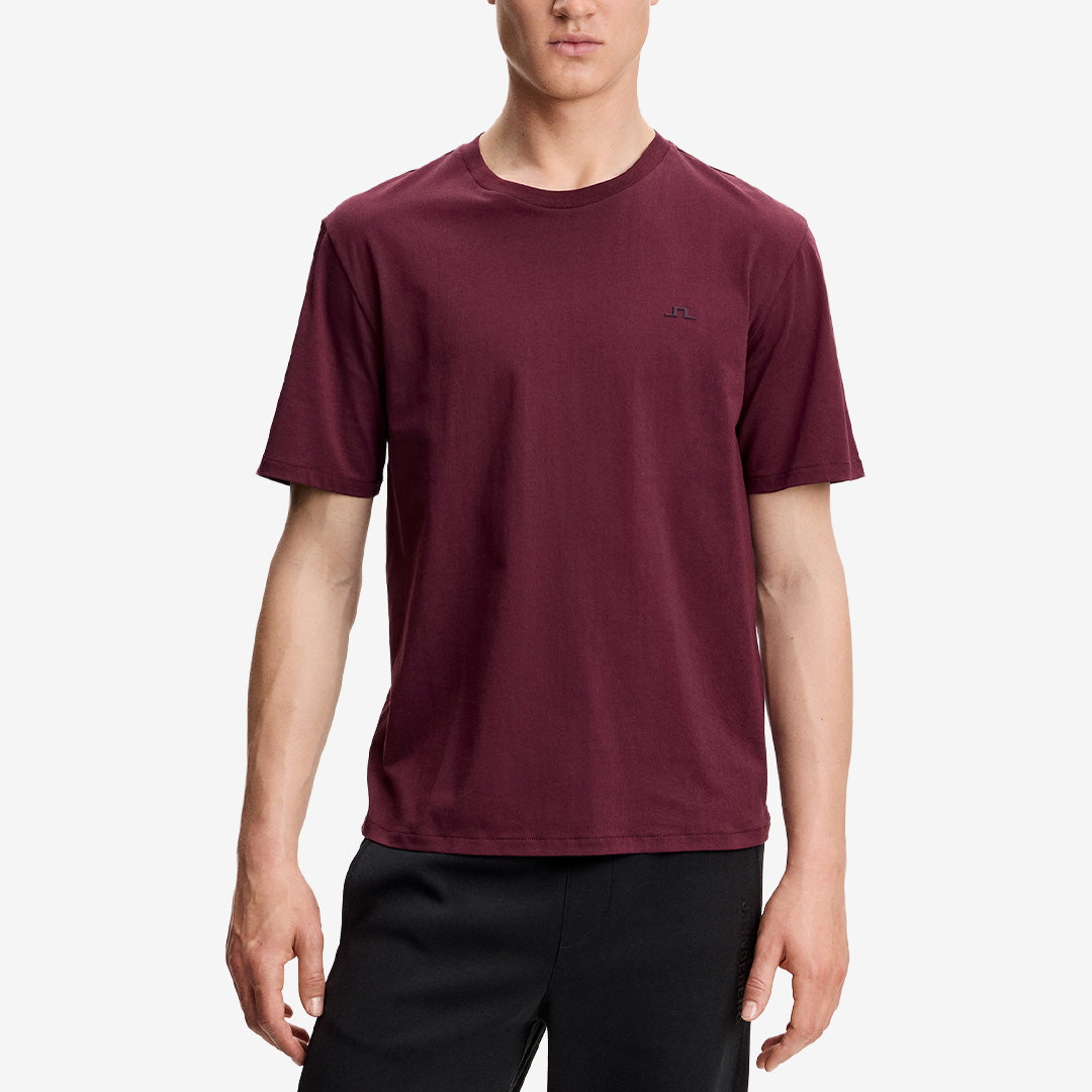 J.Lindeberg Alpha T-shirt Winetasting t-shirt i bomull med rund hals