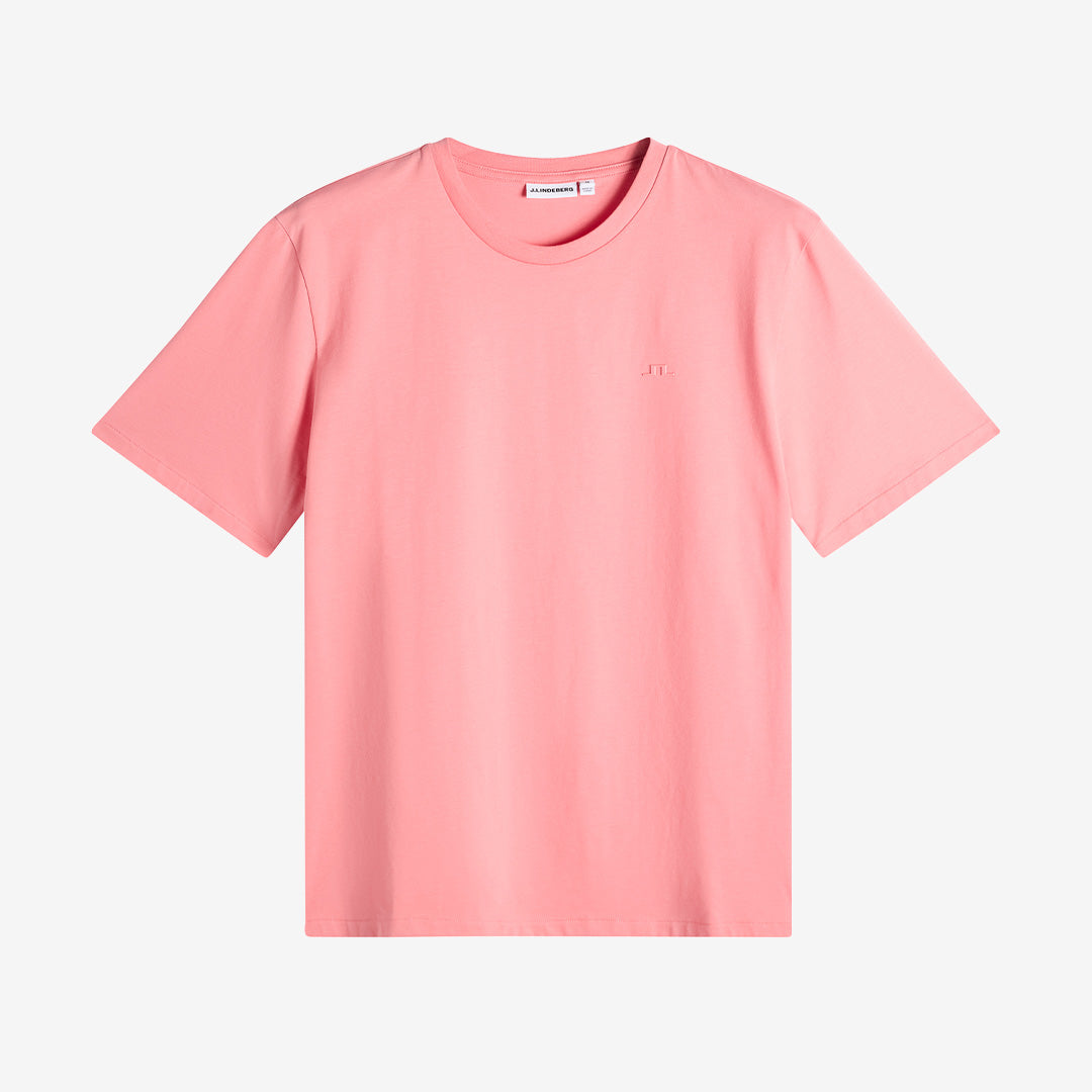 Alpha T-shirt i Flamingo Plume, klassisk t-shirt i mjuk BCI-bomull