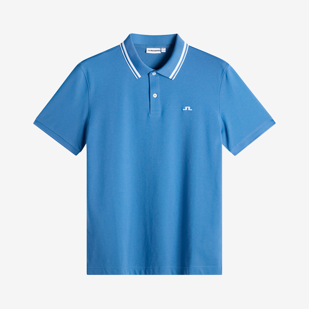 Blå jerseypolo Joey Tipping Polo i färgen Federal Blue