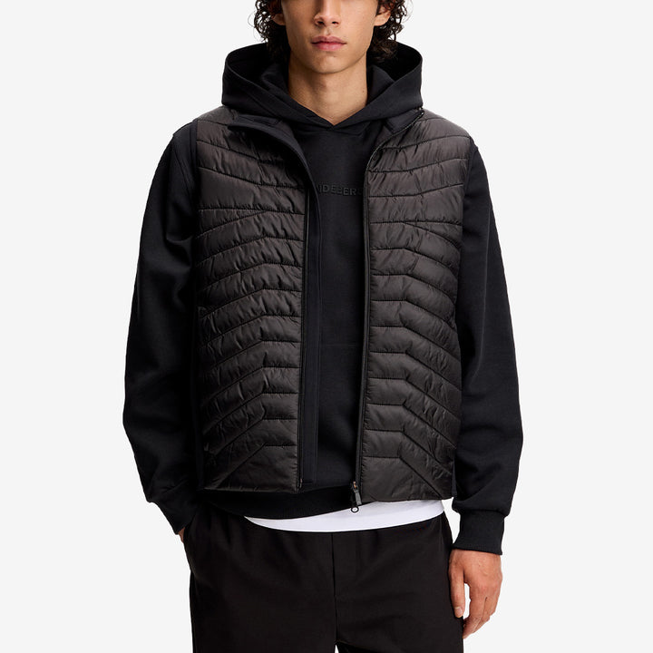 Heyden Quilt Hybrid Vest i polyester och elastan/spandex, färg Black, modell BMOW16472