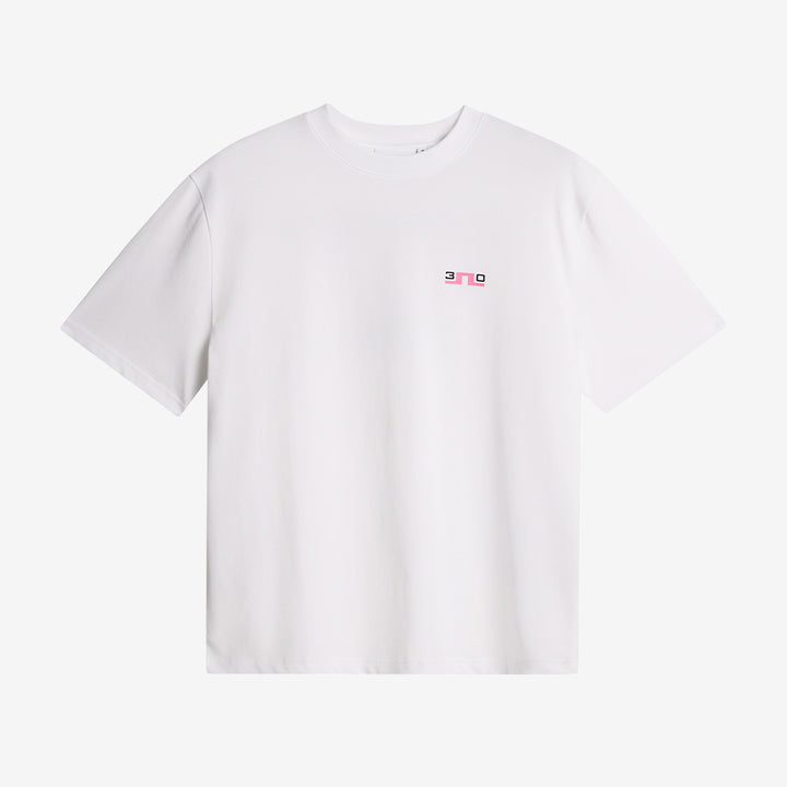 30Y Hale T-shirt för herr i vit färg tillverkad i 100% ekologisk bomull