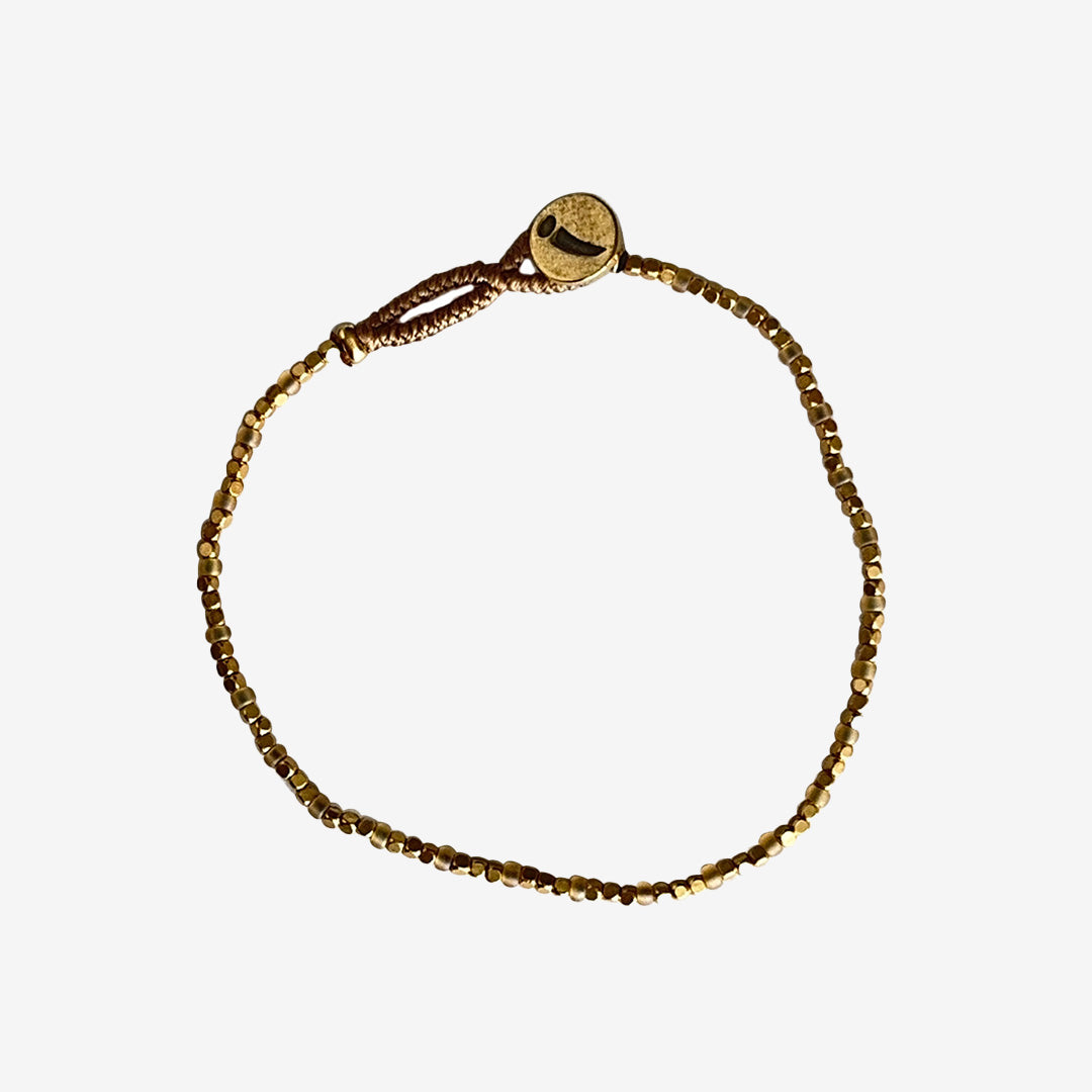 GR07 LULU MAXIE armband i maroon med färgade pärlor och gulddetaljer