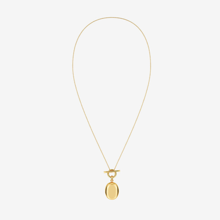 Behold Locket Necklace Gold
